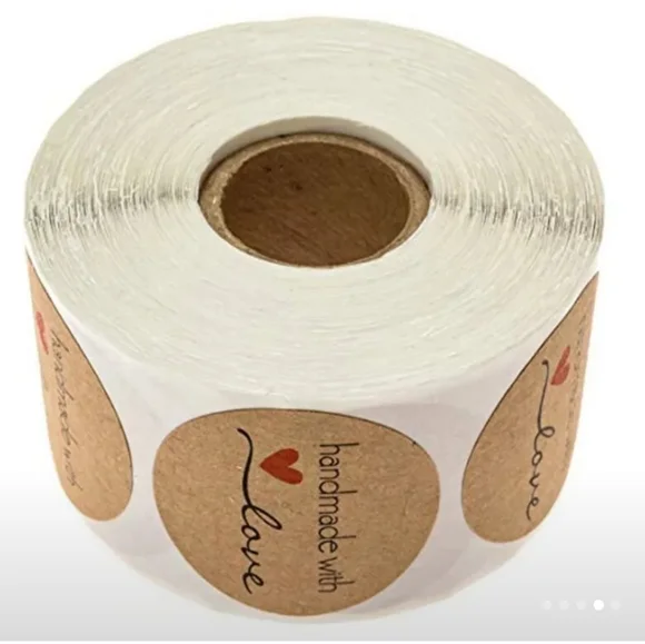 New 1 roll 500 Homemade With Love - Picture 3 of 5